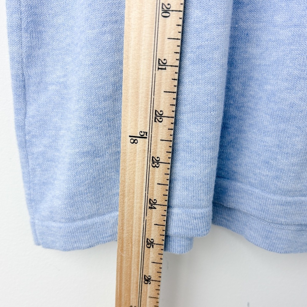 Talbots 100% Cotton Sweater Fish Sweater Womens XL Petite Blue Coastal Nautical - Picture 5 of 7